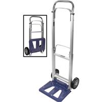 Einhell Folding Hand Truck 90kg in Chrome Rubber