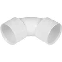 Aquaflow Solvent Weld Bend 92.5deg 50mm in White