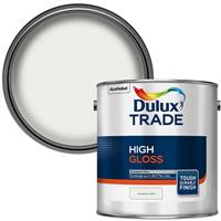 Dulux Trade High Gloss Paint Pure Brilliant 2.5L in White