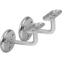 Perry Handrail Bracket (2 Pack) in Zinc