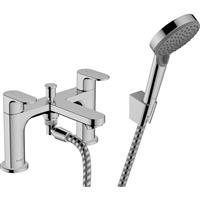 Hansgrohe Rebris S Bath Shower Mixer Tap in Chrome Brass