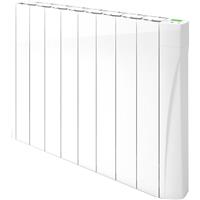 TCP Smart WiFi Oil Filled Electric Radiator 1000W - 575mm x 747mm in White Aluminium