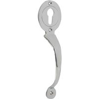 GateMate Euro Lock Pull Handle 200mm in Chrome