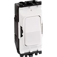 MK Grid Plus 10A Switch Module 2 Way Retractive Centre Off