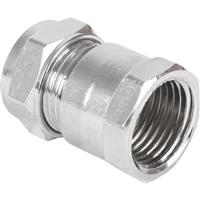 Made4Trade Compression Coupler Female Plated 15mm x 1/2" in Chrome