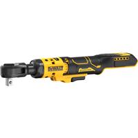 DeWalt 18V XR 1/2" Open Head Ratchet Body Only Rubber