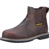 CAT Men's Powerplant Dealer Safety Boot in Brown