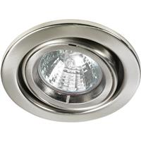 Halolite Cast Ring 240V/12V Adjustable Downlight Satin in Nickel Steel