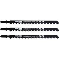 Toolpak Long Jigsaw Blade 120mm Wood/Plastic (3 Pack)