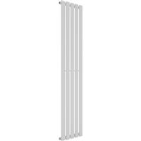 Azur Emilia Designer Panel Radiator 1800 x 372mm 2471Btu in White Steel