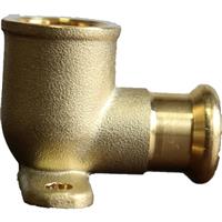 Made4Trade Press Fit Wallplate 15mm x 1/2" in Gold Copper