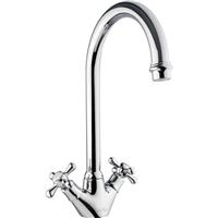 Ebb and Flo Ebb + Flo Traditional Mono Mixer Kitchen Tap in Chrome Brass