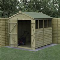 Forest 4LIFE Apex Shed 6 x 8 - Double Door