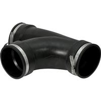 Flexible Equal Tee 105-116mm in Black