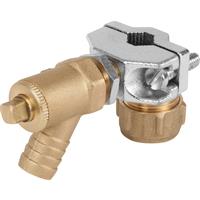 Unbranded Self Cutting Drain Off Cock 15mm in Gold