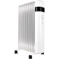 TCP Smart WiFi Portable Free-Standing Radiator 9 Fin 2000w 20m2 in White