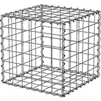 Powapost Galvanised Landscaping Cube 450 x 450 x 450mm Galvanised Steel