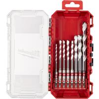 Milwaukee Multi Material Drill Bit Set (8 Piece) Aluminium