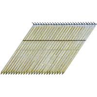 DeWalt 34 Degree Galvanised Smooth Shank Wire Collated Nail 3.1mm x 90mm (2200 Pk) in Gold Galvanised Steel