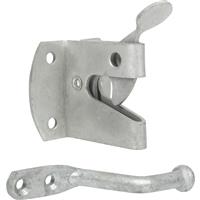 GateMate Large Auto Gate Catch Galvanised in Silver