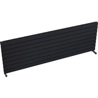 Ximax Oxford Slim Duo Horizontal Designer Radiator 595 x 1800mm 5635Btu in Anthracite Steel