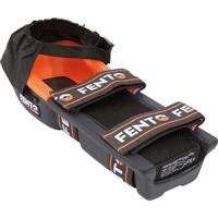 Fento Original Knee Pad Protection Caps /Orange (2 Pack) in Black Polyurethane