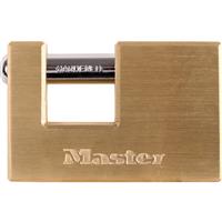 Master Lock Rectangular Horizontal Padlock 76 x 11 x 14mm in Brass