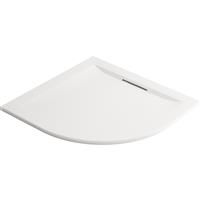 Mira Flight Level Quadrant Anti-slip Shower Tray 900 x 900mm in White Acrylic