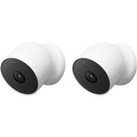 Google Nest Battery Camera (2 Pack) in White Plastic
