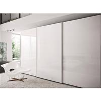 Coburn Celantur 80 Wardrobe System 3000mm Trackset 2 Door (Set) in Silver Nylon/Aluminium