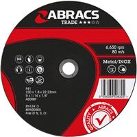 Abracs Trade Extra Thin INOX Cutting Discs 230 x 1.8mm (5 Pack) Steel