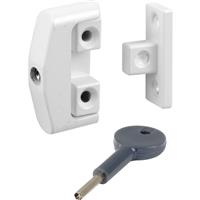 Sterling Locking Window Lock & Key in White