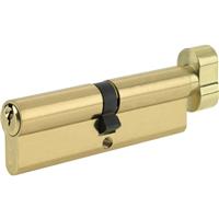 Yale 6 Pin Euro Thumbturn Cylinder 40-10-40mm in Brass