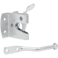 GateMate Auto Gate Catch Medium Galvanised in Silver Galvanised Steel