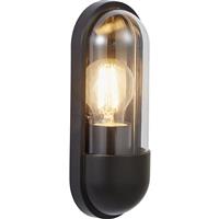 Coast Outdoor Pilule Wall Light IP54 10W Max LED E27 in Black Polycarbonate