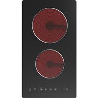 Cata 30cm Domino Hob Ceramic in Black Glass