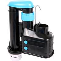 Viva Skylo Dual Flush Syphon in Black/Blue