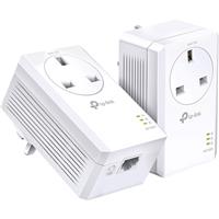 TP Link TP-Link Gigabit Passthrough Powerline Starter Kit AV1000