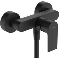 Hansgrohe Rebris E Manual Mixer Shower Valve Matt in Black Brass