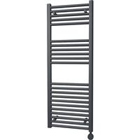 Towelrads Richmond Thermostatic Towel Radiator 1186 x 450mm 1365Btu in Anthracite Steel