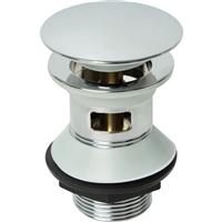 Made4Trade Click-Clac 1 1/4" Chrome Plated Basin Plug Slotted Steel