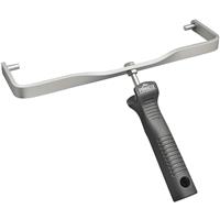 Pinnacle Double Arm Roller Frame 12" in Black/Silver