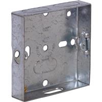 Made4Trade Metal Back Box 1 Gang 16mm