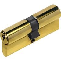 Securefast 6 Pin Double Euro Cylinder 40-40mm Brass in Gold