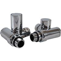 Made4Trade Dual Fuel Corner Radiator Valve Angled (2pk)