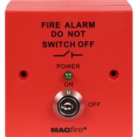 ESP Fire Alarm Panel Isolator Switch in Red