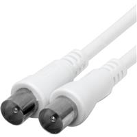 PROception Digital Fly Lead 2m Coax to Coax in White