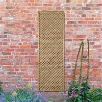 Forest Garden Wisley Lattice 90cm(w) x 3cm(d) x 180cm(h) (4 Pack) in Natural Timber