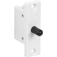 Axiom Flat Plate Mortice Door Switch Push to Break 2A in White Plastic