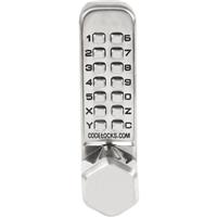 Codelocks CL210 - Mortice Deadbolt 60mm Backset in Silver Steel